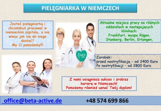 PIELĘGNIARKA W NIEMCZECH